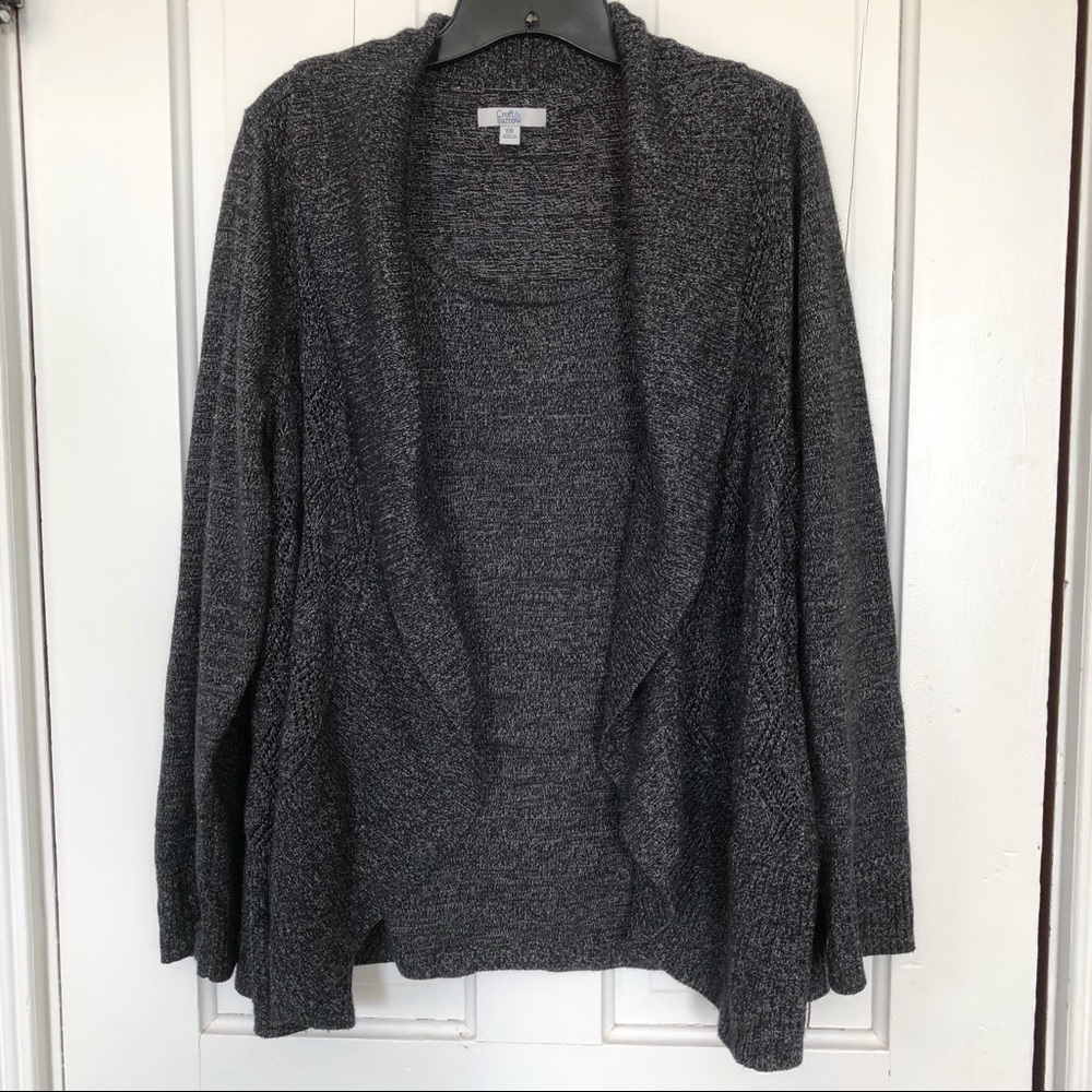 Croft & Barrow Black Cardigan